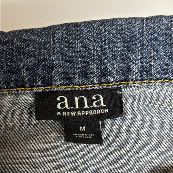 A New Approach Denim Blue Women's Jacket Size Medium - Picture 6 of 6
